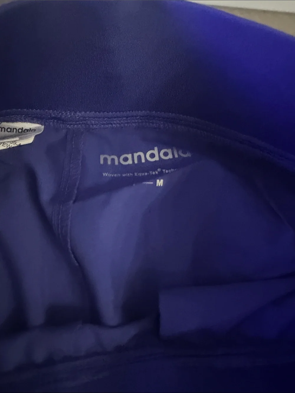 Mandala Women’s Purple/ Blue Scrub Set - V-Neck Top & Jogger Pants